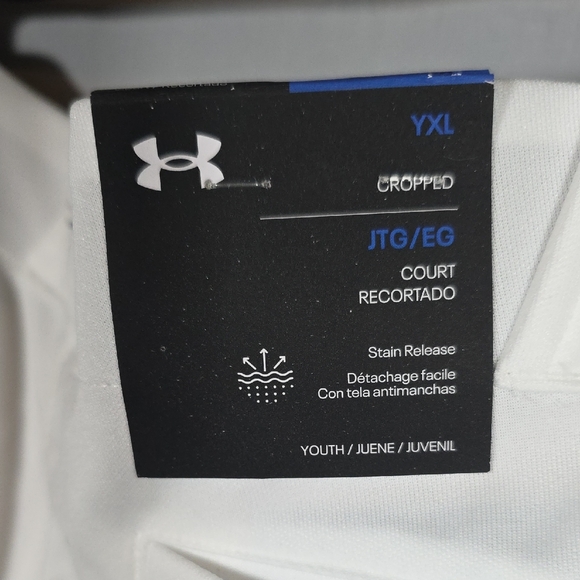 Under Armour White Athletic Pants Girls Size youth XL - Picture 4 of 4